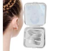 Transparent Ear Stroke Stickers - Clear Invisible Adhesive, Support Reusable Correction, Pads, Snakes Ears, Discreet Comfort Band, Enhancer for Cosmetic Styling, Portrait Kit