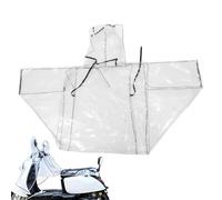 Transparent Electric Bike Cover - Foldable Lightweight Windproof Protective Shield, Motorcycle Leg Protector | Outdoor Travel Accessory Rainproof for Men Adults, P