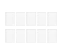 Transparent Envelopes - 10 Pechie Pockets for Business Cards, 50 G Universal Punching Envelopes for Cards | Smooth Sleeves for Organizing Money Credit | Business Cards Photo Postcards Studio