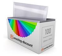 Transparent Envelopes, 220 x 110 mm, Adhesive Strip, Pack of 100