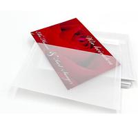 Transparent Envelopes C6 / 162m x 114 mm/Adhesive Strip/Pack of 100