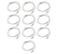 Transparent Extension Tube 1.5M with End Fittings, 10 Pieces