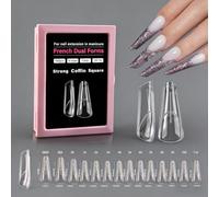 Transparent False Nails 140pcs Square Shape DIY(DF-17)