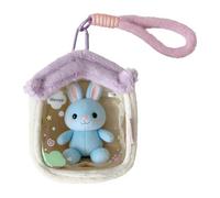 Transparent Figurine Bag For Display - Case For Plush Animals And Figures, Transparent Carrying Bag Transport - Use In Toy Collection During Travel On Shelf In Student Room At Home Or Anime