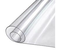 Transparent Film 100x100 cm, Scratch-Resistant, Non-Slip, 1.5mm Thick, Customizable Sizes, Protective Cover for Furniture, Floors, and s