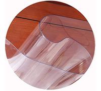 Transparent Floor Mat，Chair Mat for Hardwood Floor，Easy to Wash Move Smoothly Scratch Resistant Bedside Table Doorway Bedside Table Customize Various Sizes(3.0MM,140x140cm)