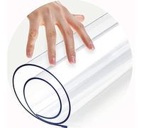 Transparent Floor Mat，plastic Carpet, Wear-resistant Free cut Coffee Table Mat Multi-Scene use Customize Various Sizes(2.0MM,120X180cm)