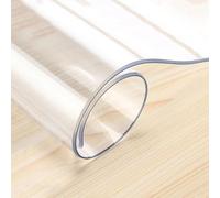 Transparent Floor Mat PVC Clear Chair Mat for Hard Floors Waterproof wear-resistant easy to clean Floor protection mat Tile Protection Mat Suitable for home and office (1.5mm,50x70cm/19.69x27.56in)