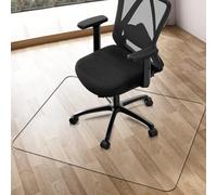 Transparent Floor Protector Mat for Office & Home 80x135cm 1.5mm Thick Chair Mat for DeskHeavy Duty Non-Slip Ideal for Carpet & Hard Floors