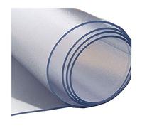 Transparent Floor Protector Mat - PVC 2mm - Waterproof & Anti-Skid - Office Chair Mat for Hard Floors - Erasable, Frosted, 180x250cm
