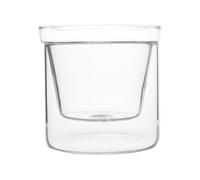 Transparent Flower Pot - Double Layer Planter with Water Reservoir - Flower Plant Pot - for, Living Room, Study, Office, Student Accommodation, Hotel, Balcony