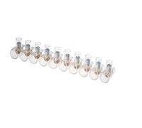 Transparent Flying Clamps 10 Poles 4 mm2 500 V 10 Pieces