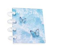 Transparent Folder - Transparent Sticker Storage Book with 20 Inner Pages, Refillable Organizer for Photos, Tape and Stationery, Compact Folder Album for Project Planning by Sch