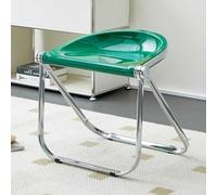 Transparent Folding Acrylic Stool, Portable & Easy to Fold for Banquets, Bars, Home, Office & Kitchen - Compact, Stylish Seating Solution for Any Space