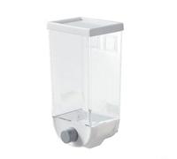 Transparent Food Container 1.5L Wide Mouth(1.5L white) | Clear transparent body, wide mouth opening, easy fill and scoop, fits standard shelves