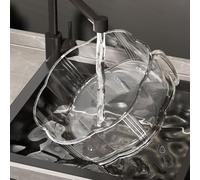 Transparent food insulation cover with dustproof multi layer design maintains hygiene and freshness of food stored in kitchen spaces (Five layer)