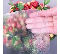 Transparent Frosted PVC Table Protector, 1.5mm Thick Odorless Antibacterial Transparent Frosted Tablecloth, Suitable for Dining Tables, Coffee Tables, and Kitchens(30x30cm)