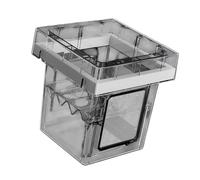 Transparent Fry Breeder Box for Home Aquariums, Fish Separation Nursery with Aquarium Breeder Box Fish Nursery Isolation Chamber Fry Separator Guppy Breeding Betta Mesh Clear Hatchery