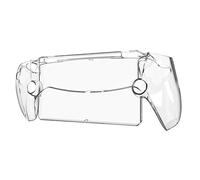 Transparent Gaming Console Controller Sleeve Skin Anti-Drop PC Game Machine Grip Case Anti-Scratch Washable for PS5 Portal for Portal (Ivory)