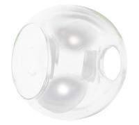 Transparent Glass Lampshade Round Glass Ball 42mm Modern | Double opening, easy to clean, high light transmission, for pendant lights, home and farmhouse decor