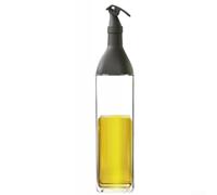 Transparent Glass Oil Bottle 500ml With Measure Marks(black)