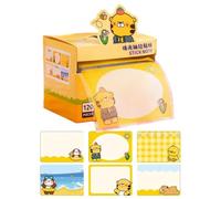 Transparent Glitter Sticky Notes 120 Sheets Pull Out Cartoon Animal