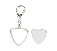 Transparent Guitar Pick Case, Compact Design, 10 Capacity, for Performers & Guitar Players Secure Closure Pick Box