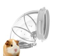 Transparent Hamster Pipes, Pet Tunnel Passage, Habitat Connection Pipe, Track Bridge Layout, DIY Landing Strip Section, Housing Route Connection, Spiral Extension Frame