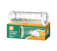 Transparent Hamster Tubes - Clear Tunnel Tubes For Hamster Cages | Multifunctional Tunnel Toy, Sturdy Exercise Track, Small Animal Accessory | Large Villa Cage Extension For Mouse Golden Hamsters Ger