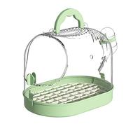 Transparent Hand-held Cage, Parrot Take-out Cage, Household High-end Portable Cage, Travel Carrier With Tray, Breathable Parrot Cage With Escape-Proof Buckle for Home, Offices, Travel and Camping