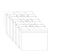 Transparent ID Card Sleeves 10 x 8.5 cm Pack of 100