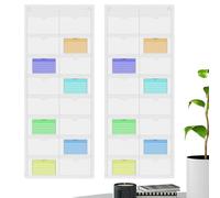 Transparent Index Card Sleeves 16 Compartments Transparent Storage with