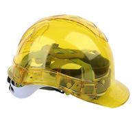 Transparent Industrial Safety Helmet, Construction Hard Hats, Worker Protective Helmet Hard Hat Outdoor Workplace for Forestry, Builders, and Industrial
