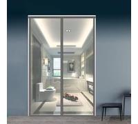 Transparent Insulated Door Curtain PVC Magnetic Thermal Door Cover Magnetic Thermal Insulated Door Curtain Clear Magnetic Self Thermal Door Curtain for Patio Balcony Door Cold Protection(180x220cm)