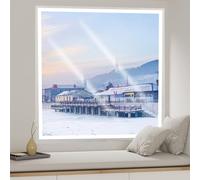 Transparent Insulation Kit Indoor Shrink Film Keep Cold Out Storm Warm in Winter and Cool in Summer Draught(85x220cm)