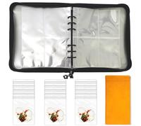 Transparent Jewelry Pouch Storage Book with Anti Oxidation Zipper Pockets Travel Jewelry Display Organizer Album for Necklace Earrings Bracelets (160 Grids + 100 Pcs Lock Bag+1 mini storage bag)