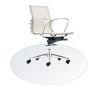 Transparent Kitchen Mat，Transparent Floor Mat，Easy to Wash Move Smoothly Dressing Table Coffee Table mat Multi-Scene use Customize Various Sizes(2MMROUND,DIAMETER80CM)