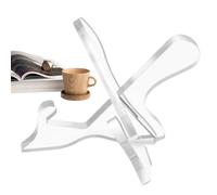 Transparent Kitchen Stand - Portable Recipe Shelf | Storage Table Shelf | for Photo Frame Recipe Books Home Kitchen Study School Museum