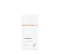 Transparent Lab Mineral Tinted Sunscreen Light SPF50 100 ml - 100% Mineral Sunscreen with Zinc Oxide, Peptides and Collagen, Light Tint with Light Coverage, UVA/UVB and Blue Light Protection