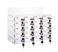 Transparent le Phone Safe Sto Cabinet with Lock 20 Slots Numbered Cartments Ideal for Schools Factories Exam Rooms Secure & nized Solut