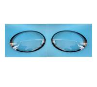 Transparent Lens Cover For 911 991 2012-2016 2017 2018 Car Front Headlight Housing Transparent Lampshade Headlamp Cover Lamp Shell Black Edge(Onecolor)