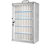 Transparent Lockable Phone for Restaurants (6 12 24 36 48 60 Slots) Secure Mobile Device Holder for Easy Access and nization