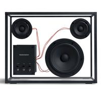 Transparent loudspeaker black with red cables Transparent - 7350077880016