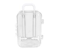 Transparent Luggage Case - Mini Candy Holder, Travel Keepsake Box | PP Display Container Gift Packaging Idea, Small Event Souvenir Box, Decoration Accent Birthday Wedding Gathering Decor
