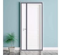 Transparent Magnetic Fly Screen Door - Insulated Curtain for Patio & Bedroom Reinforced Mesh Double-Sided Opening Indoor Door Cover Size 0.8x1.95m