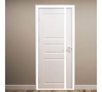 Transparent Magnetic Screen Door for Patio 90x220cm Self-Closing Double-Sided Opening Fly Mesh Curtain for Outdoor Use Easy Installation Ideal for Homes