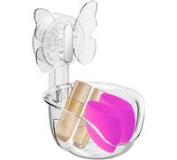 (Transparent) Makeup Sponge Holder Case - Makeup Sponge Drying Stand | Clear Cosmetic Face Blender Display Stand, Sponge Powder Puff Drying Container