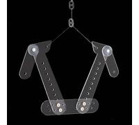 Transparent Mannequin Hangers for Clothing Photography, Acrylic Clothes Rack with Foam Protection, Adjustable Size for Children, Women, and Men