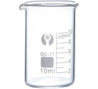 Transparent Mini Measuring Tool Set - Glass Cylinder Jugs (10 ml) - Laboratory Measuring Cup