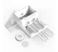 Transparent Mini Ant Farm with Dual Test Tubes for Thriving Ant Colony Observation（White）